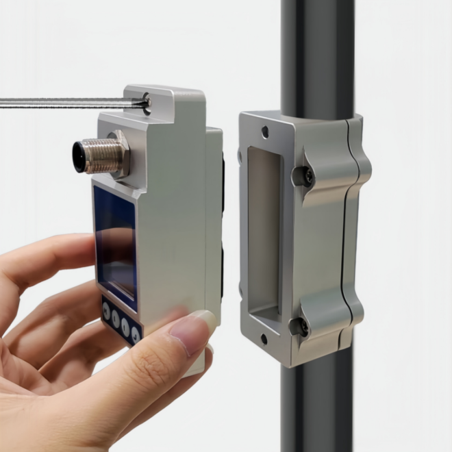 Non-Invasive/Clamp-on Ultrasonic Flow Meter - Image 4