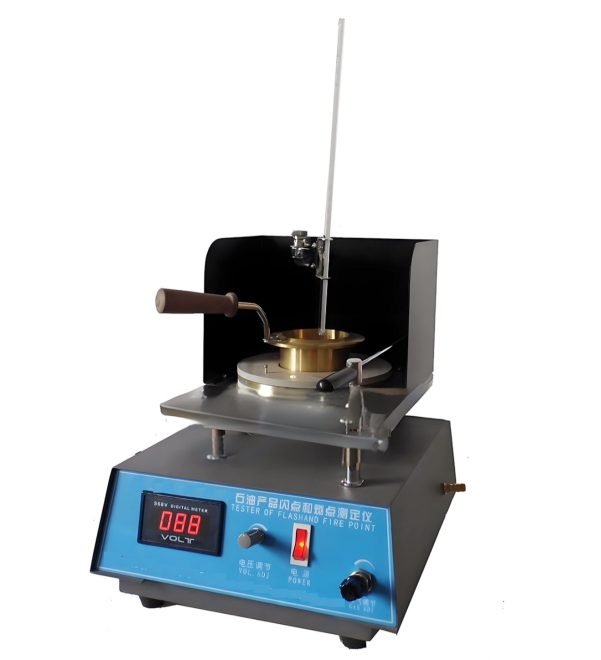 Manual open cup flash point tester